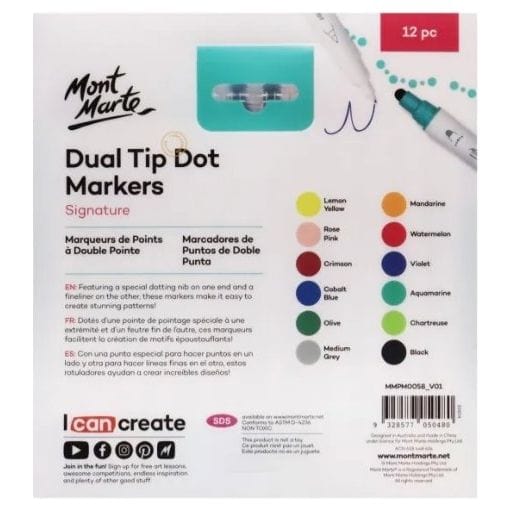 A Pretty Talent Blog: Product Review: Mont Marte Adult Colouring Duo Markers
