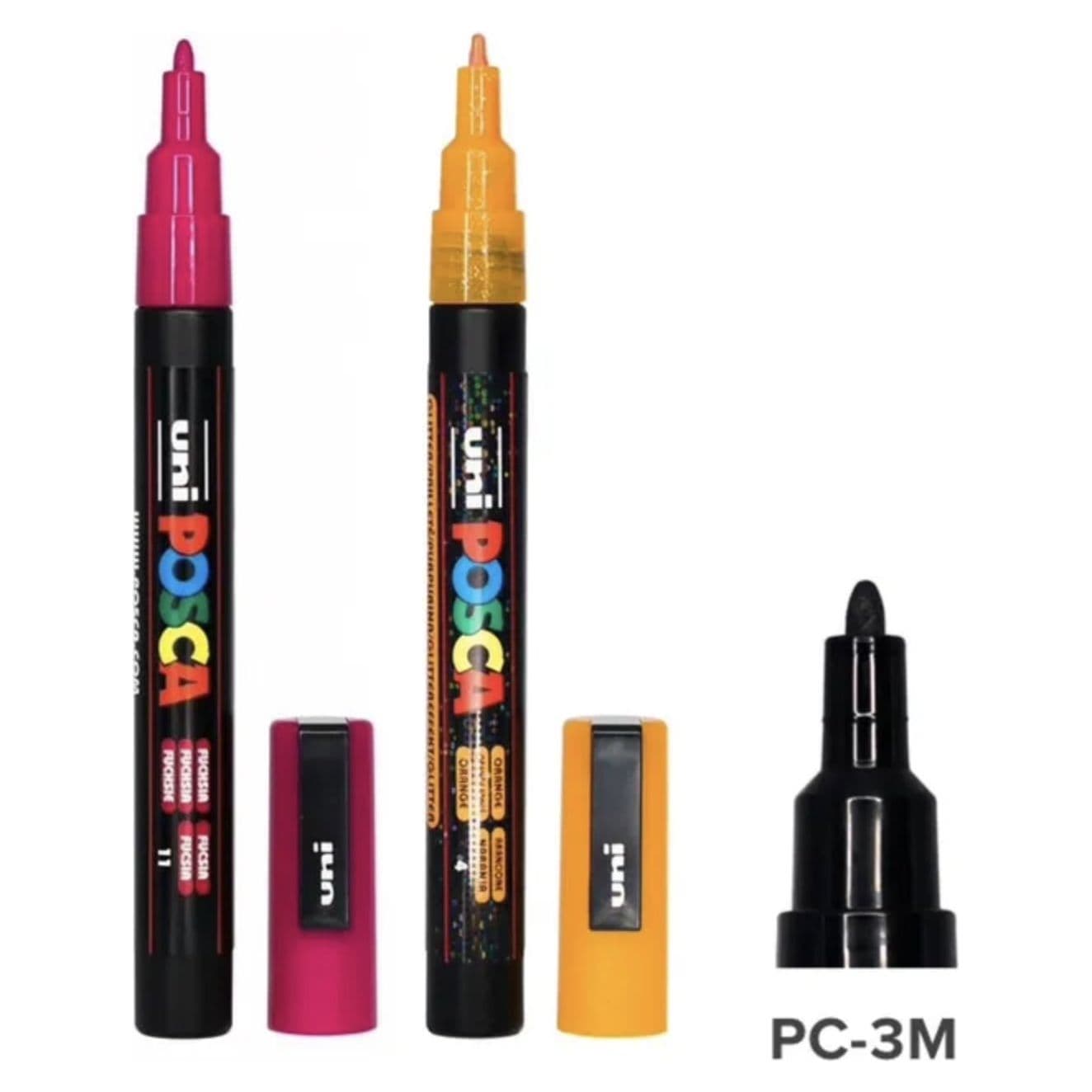 MARQUEUR POSCA ULTRA FIN 0.7MM BLANC PC-1MR