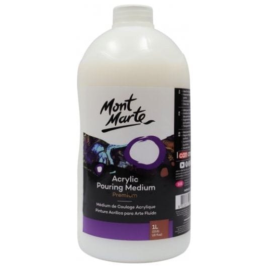 Mont Marte SuperCell Pouring Paint Premium 240ml (8.1 US fl.oz) - Lamp  Black – Mont Marte Global