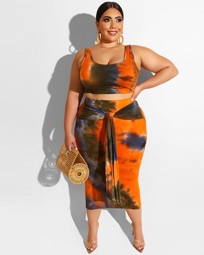 plus size matching set outfit