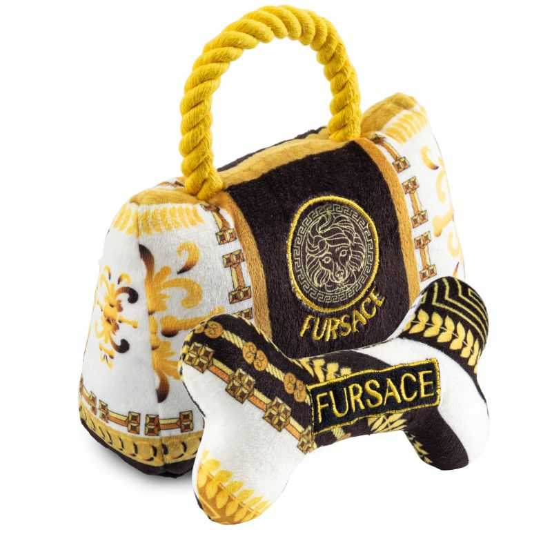  Dog Diggin Designs Runway Pup Collection  Unique Squeaky  Parody Plush Dog Toys – Haute Couture Purses & Handbags : Other Products :  Pet Supplies