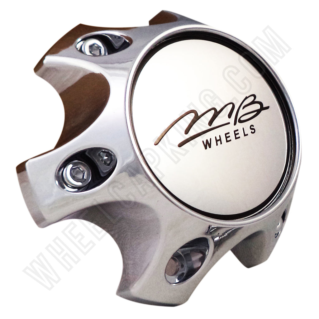 MB Motorsports Wheels Chrome Custom Wheel Center Cap # BC-788 (4 CAPS ...