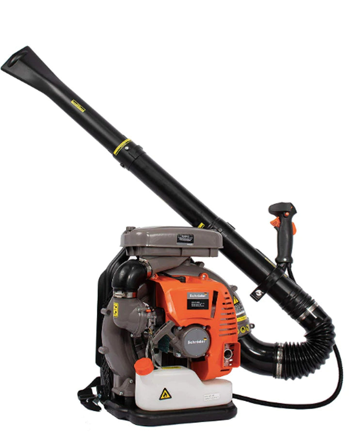 Using a leaf blower for dryer vent cleaning. Schröder USA