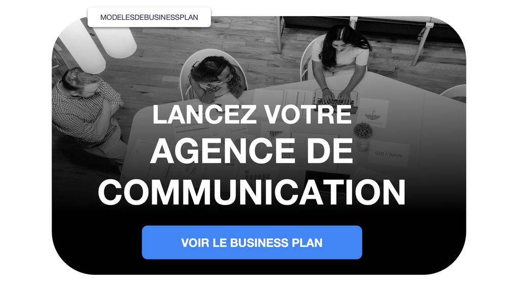 agence de communication business plan ppt pdf word