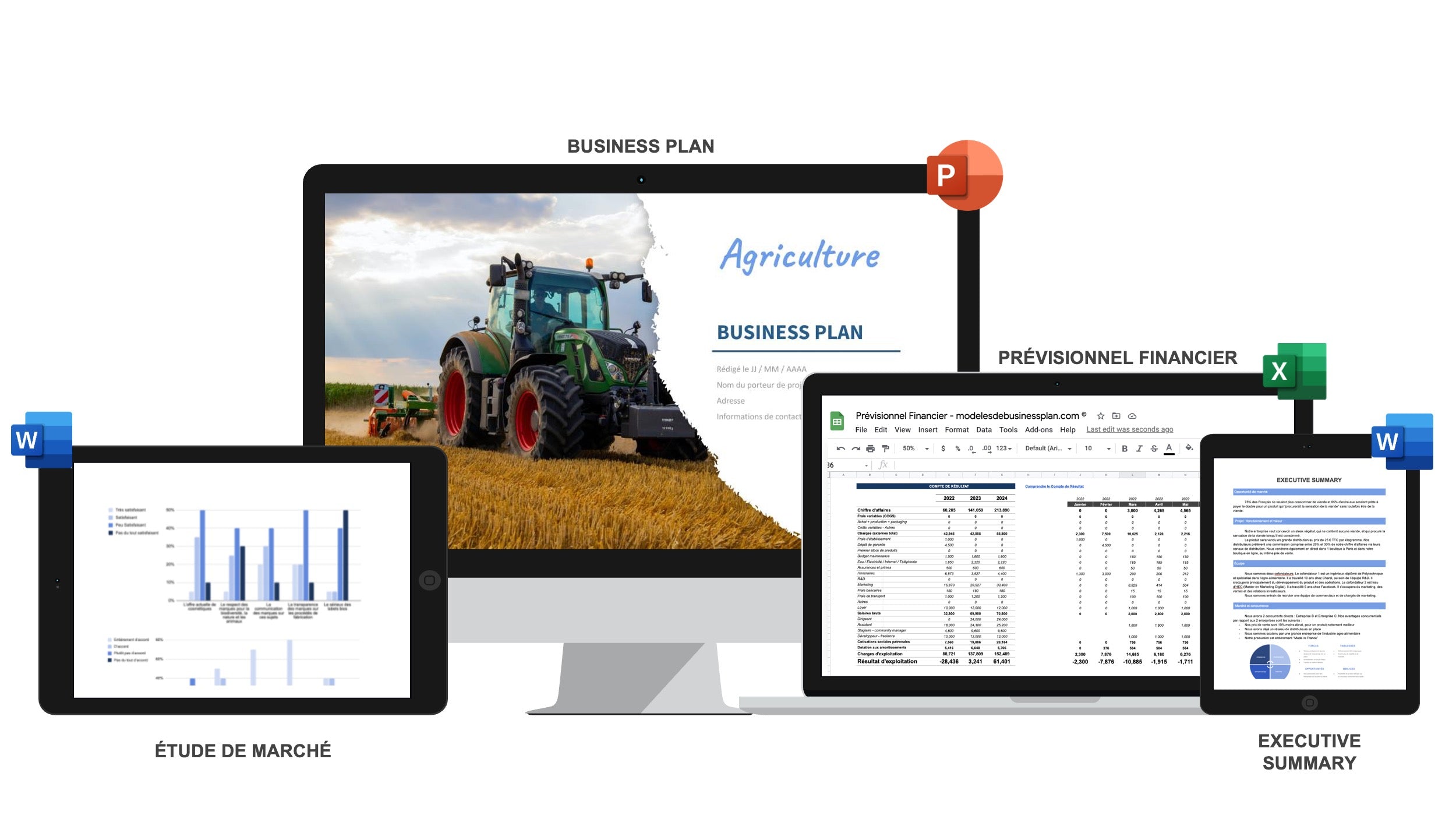business plan projet agricole pdf gratuit