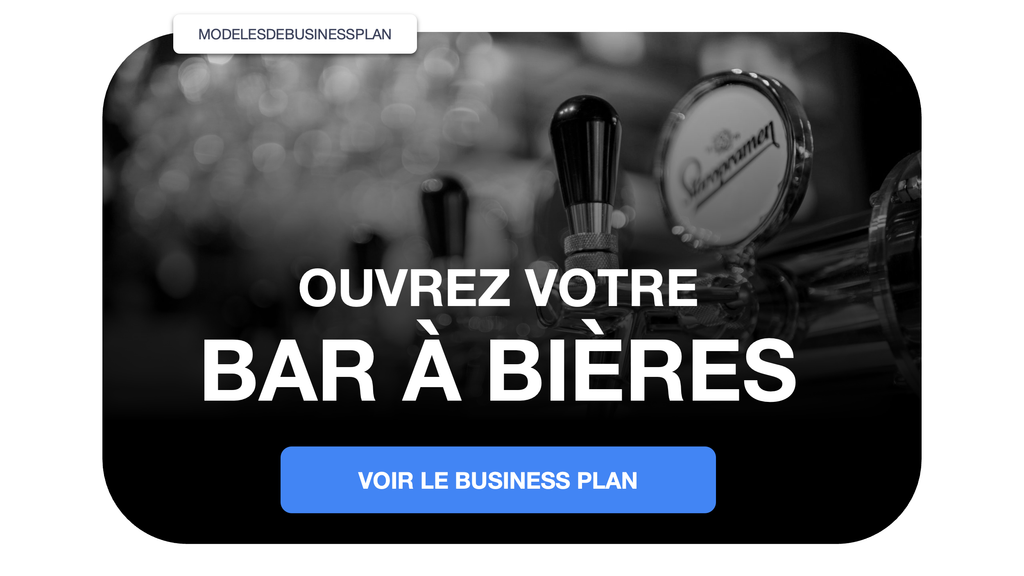 bar à bières business plan ppt pdf word