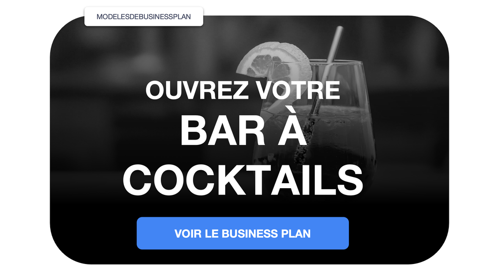 bar à cocktails business plan ppt pdf word