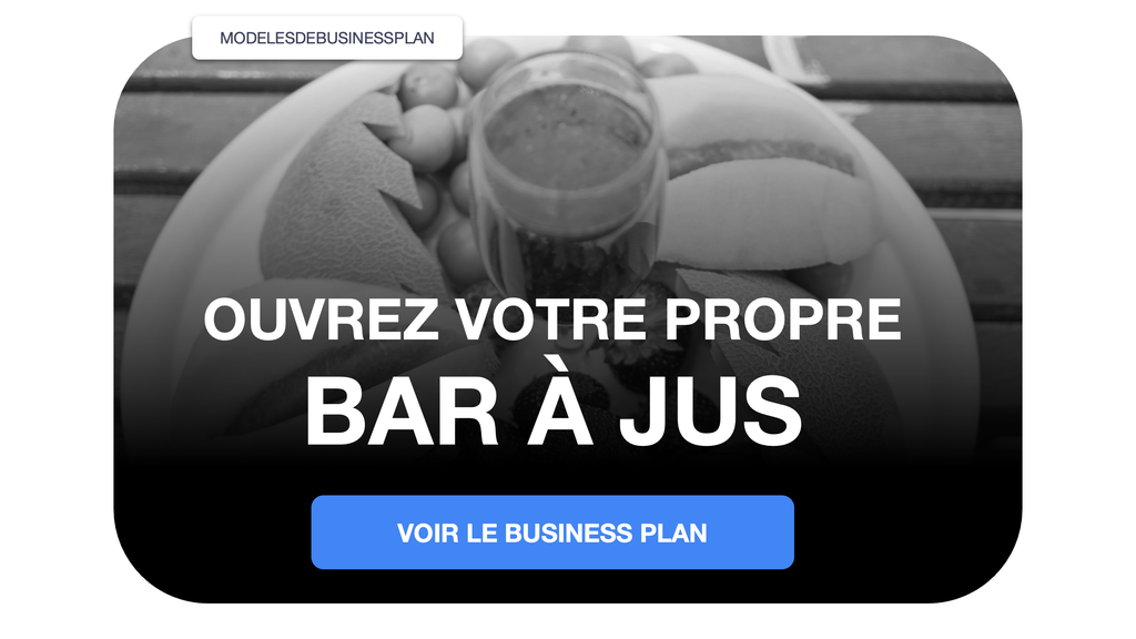 bar à jus de fruits business plan ppt pdf word