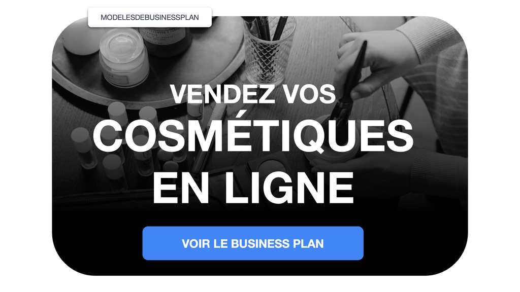 activité de vente de cosmétiques sur internet business plan ppt pdf word