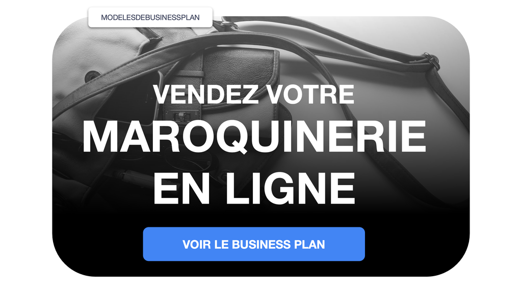 activité de vente e-commerce de maroquinerie business plan ppt pdf word