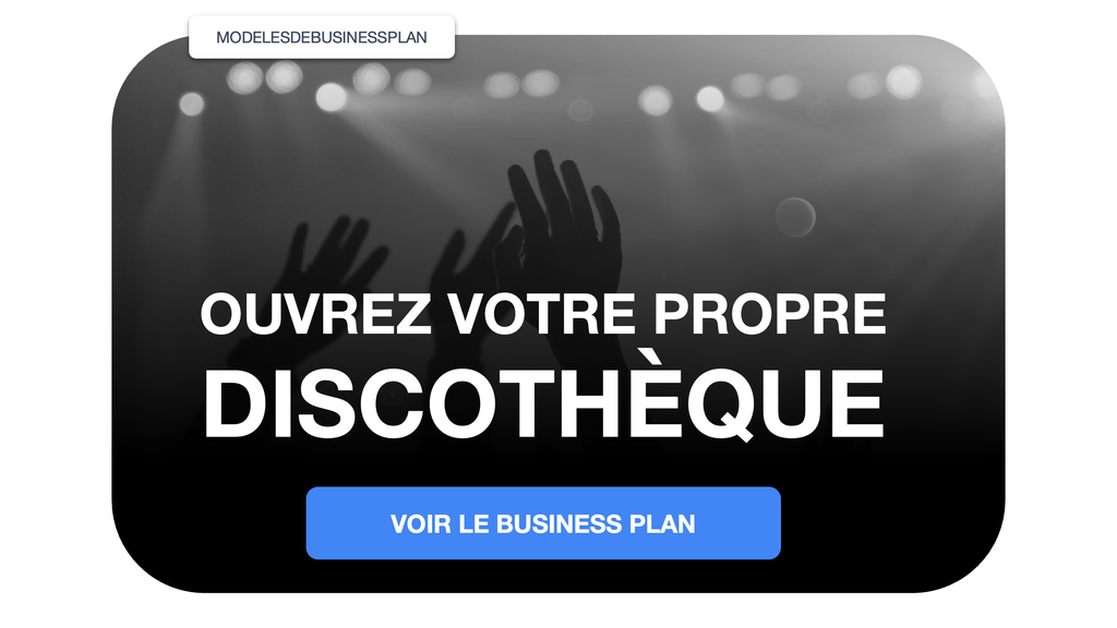 discothèque business plan ppt pdf word