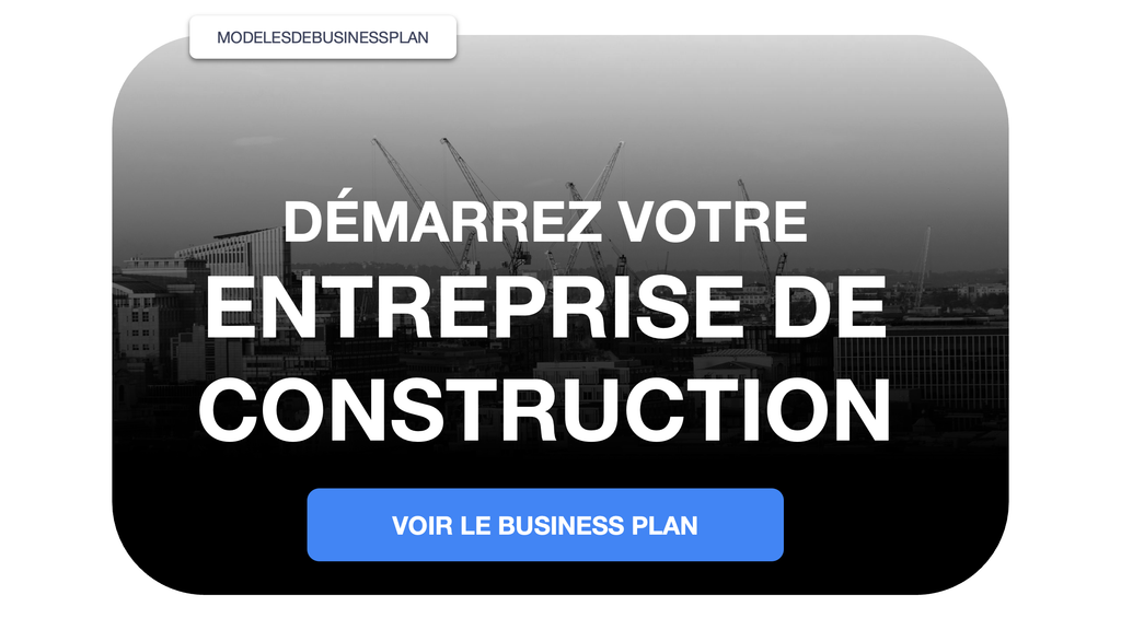 entreprise de construction business plan ppt pdf word