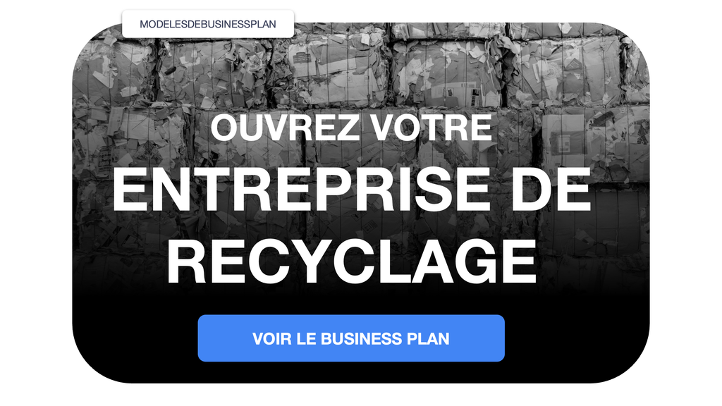 entreprise de recyclage business plan ppt pdf word