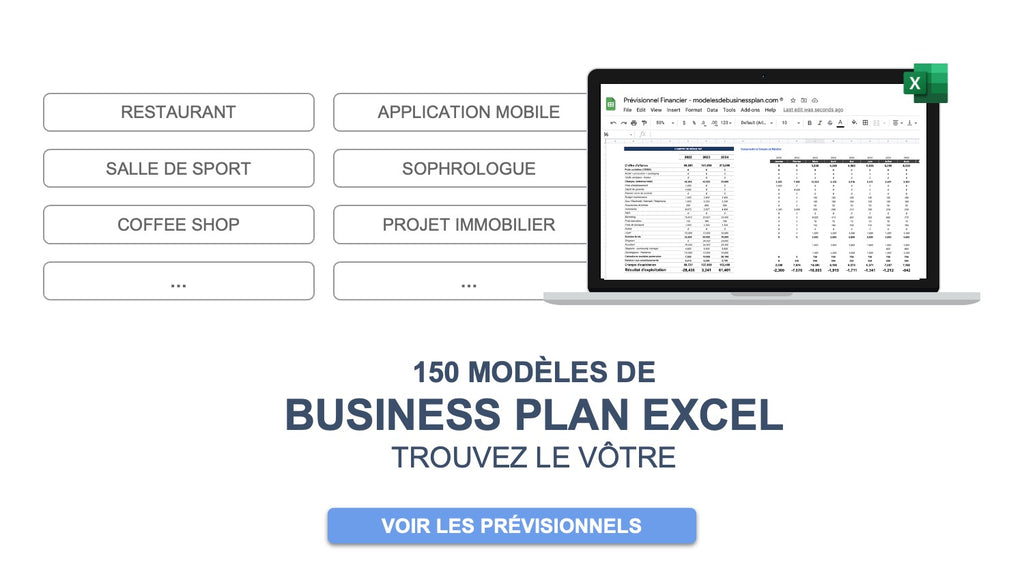 business plan exemple excel gratuit