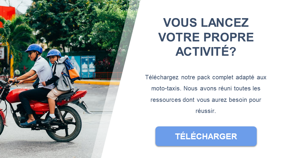 activité de moto-taxi plan d