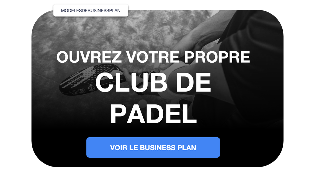 club de padel business plan ppt pdf word