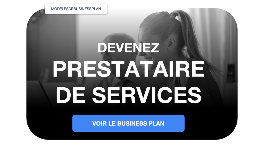 activité de prestataire de services business plan ppt pdf word