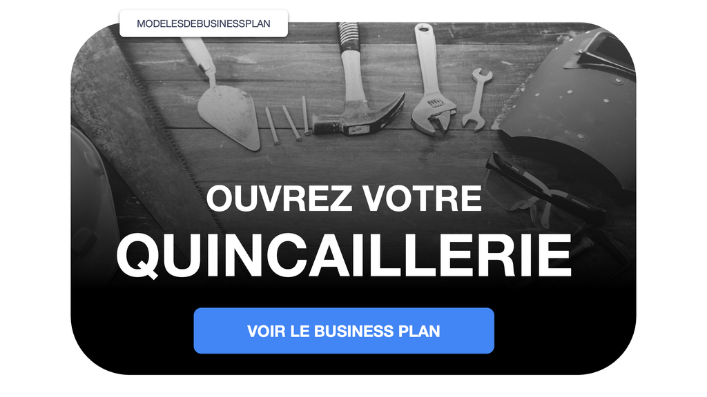 business plan quincaillerie