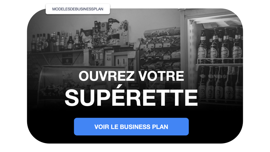 supérette business plan ppt pdf word