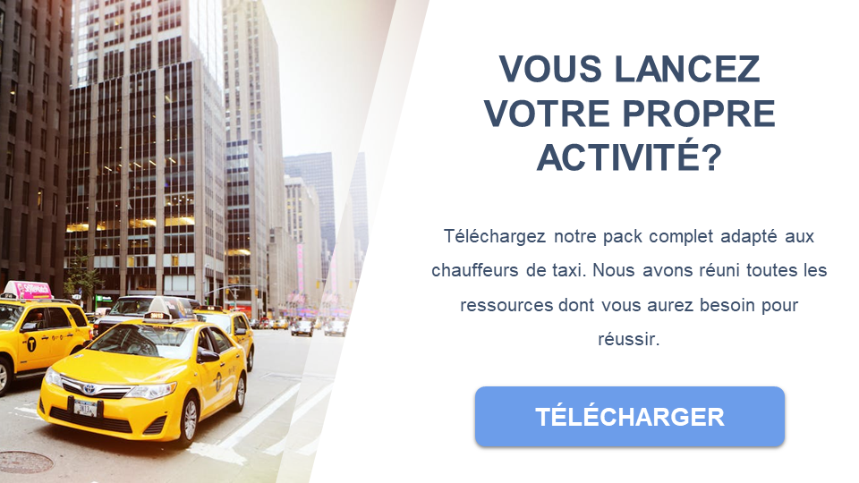 activité de chauffeur taxi plan d