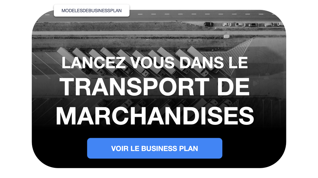 entreprise de transport de marchandises business plan ppt pdf word