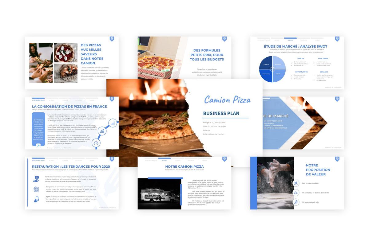 exemple business plan camion pizza