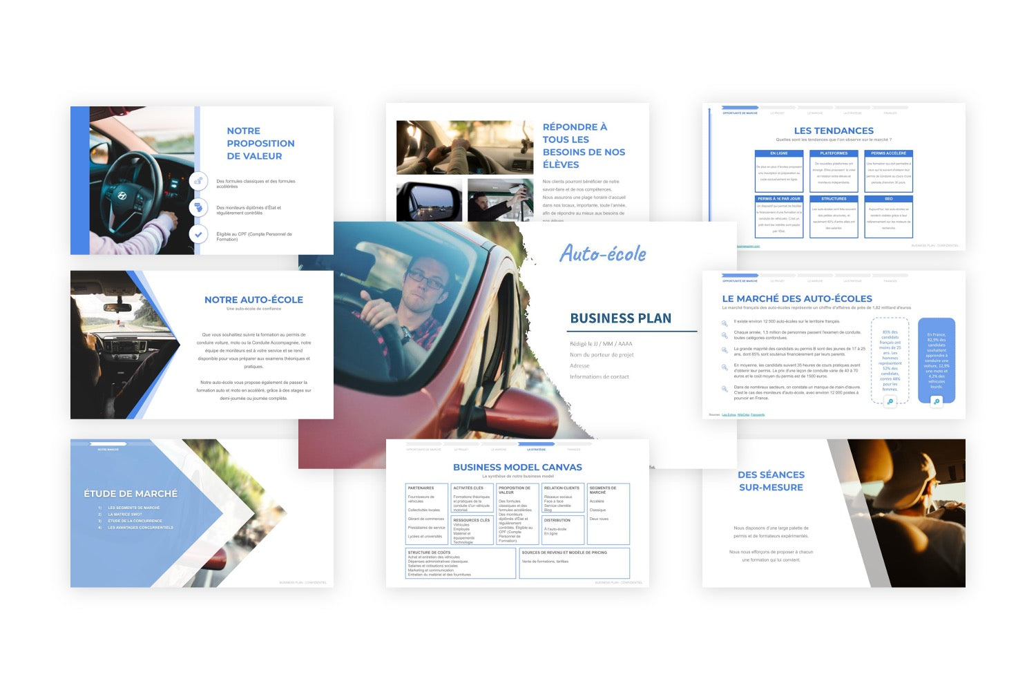 business plan auto ecole gratuit