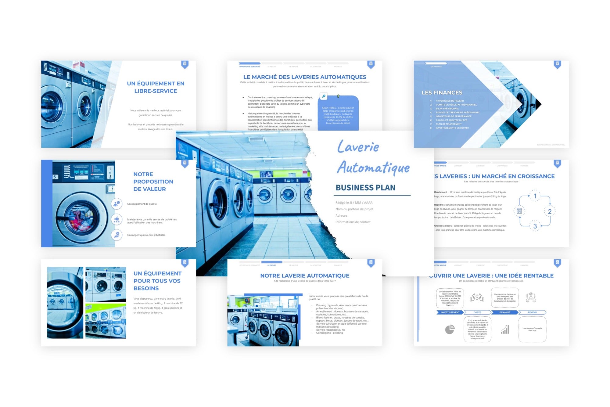 Votre Business Plan Laverie Automatique 35 Pages A Telecharger