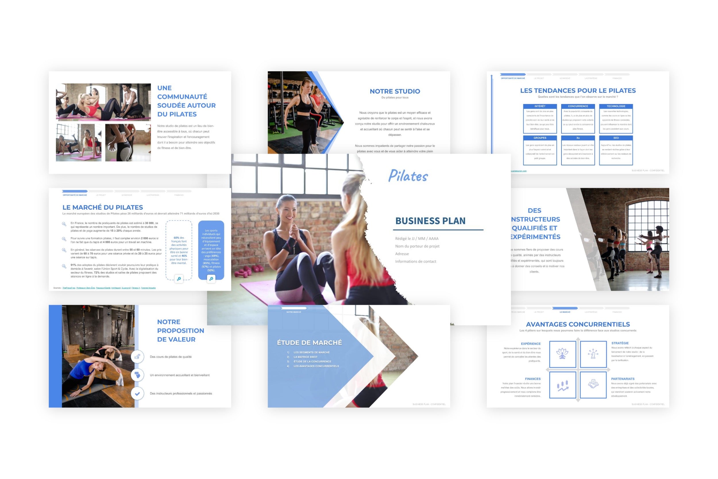 Studio de pilates un exemple de business plan (35 pages)