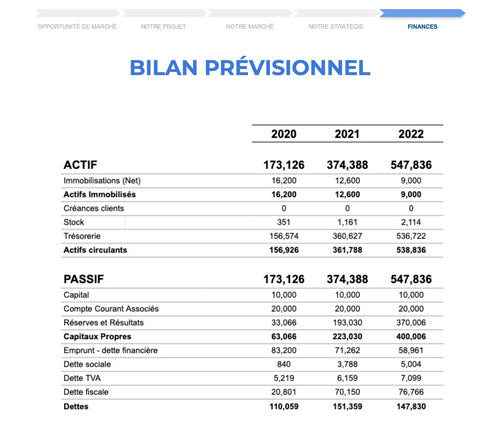 Gratuit Bilan Previsionnel Exemple A Telecharger Pdf