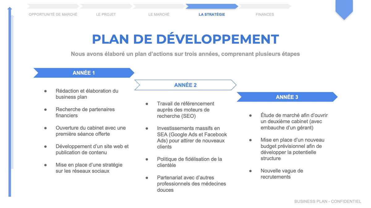 plan de développement pdf