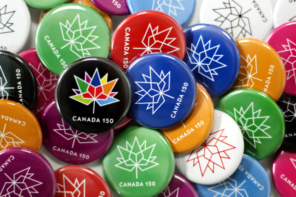 Canada 15 Multi Coloured Buttons from People Power Press