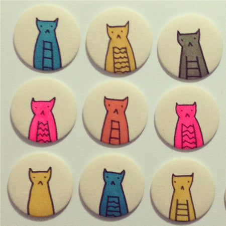 Fabric Buttons - People Power Press 