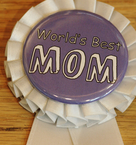 world's best mom button