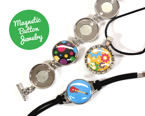 Personalized Magnetic Button Jewelry