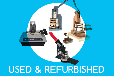used button makers refurbished and secondhand