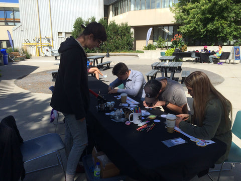 button making at summer events