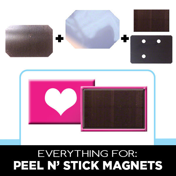 Peel n' Stick Magnet Parts for Family Photos