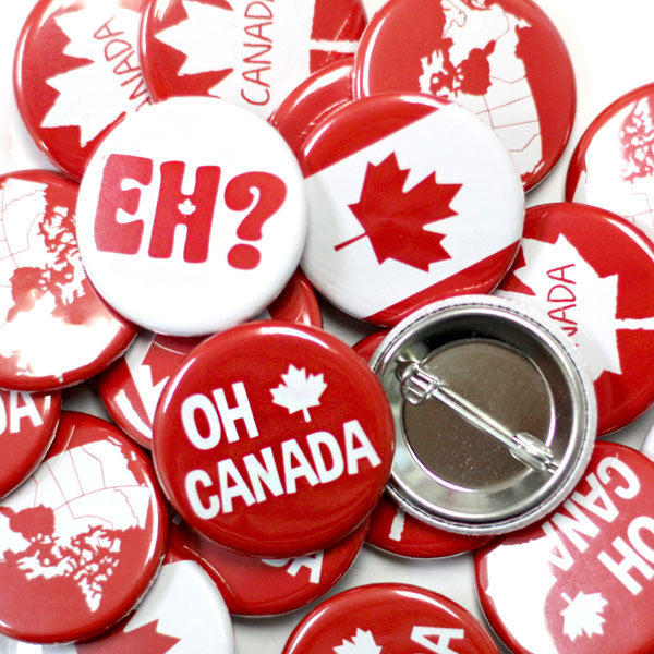 buttons for Canada Day