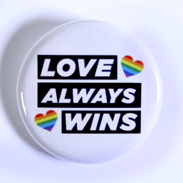 Lgbtq Pride Buttons 1 14 White People Power Press For Custom