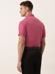 Jainish Men's Cotton Solid Half Sleeve Formal Shirts - Retail Formal Shirt Collection