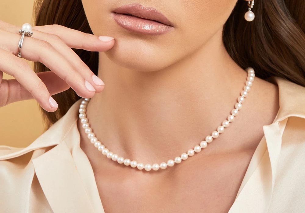 16-Inch Pearl Necklace Length