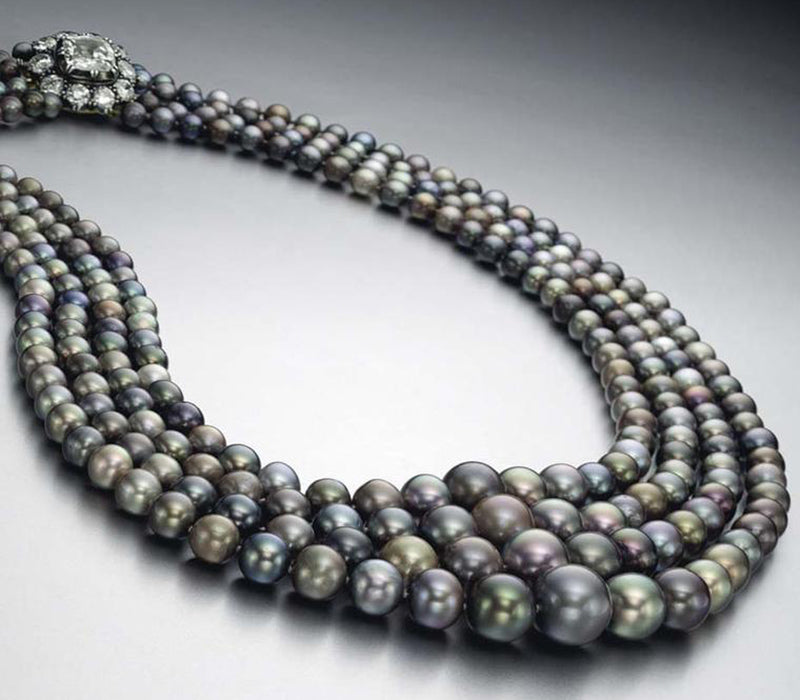 Cultured Black Pearl Necklace For Party Wear Gender: Girl at Best Price in  New Delhi | Ab Jewels