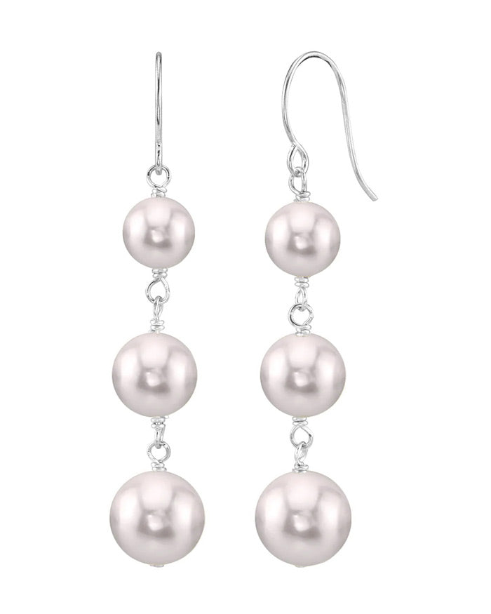 Weekly Product Spotlight: White Akoya Pearl Triple Drop Earrings