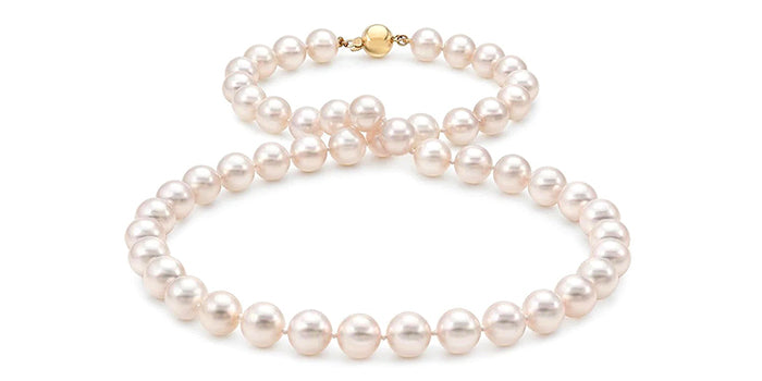 Weekly Product Spotlight: White Akoya Pearl Necklace 8.0-8.5mm