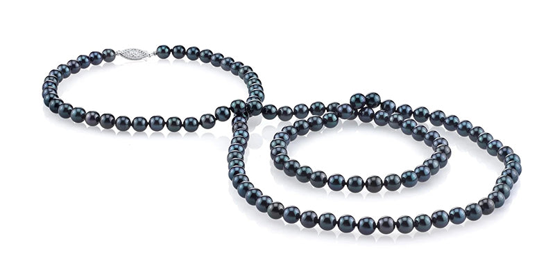 Weekly Product Spotlight: Opera Length Japanese Akoya Black Pearl Necklace