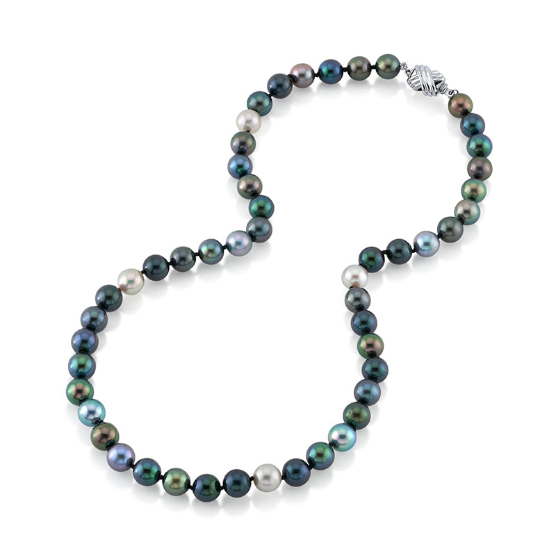 Weekly Product Spotlight: 8.0-8.5mm Akoya Multicolor Pearl Necklace - AAA Quality