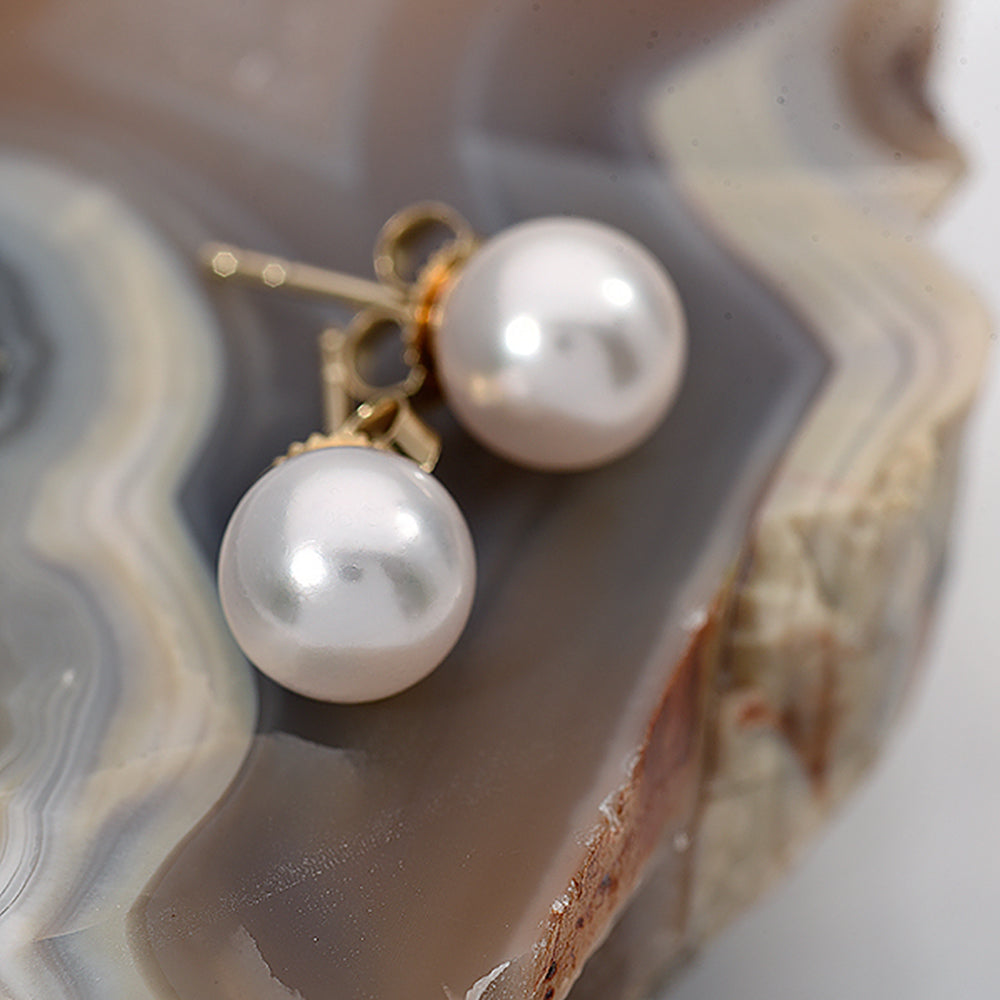 Valentine's Day Gift Guide: Akoya Pearl Stud Earrings