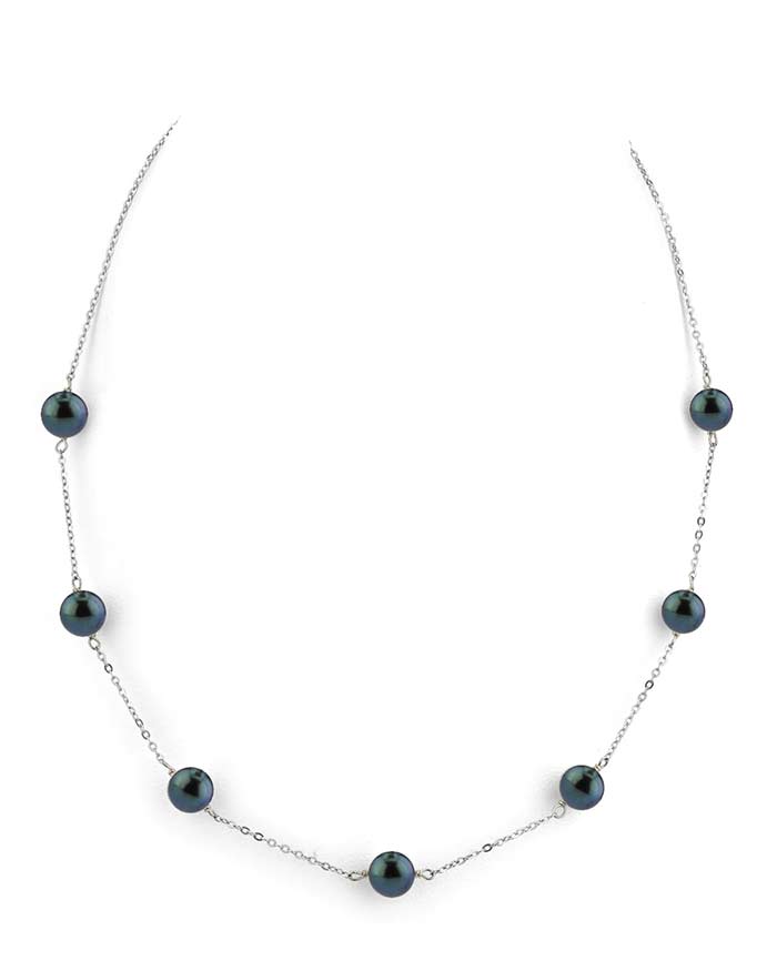 Weekly Product Spotlight: Japanese Akoya Black Pearl Tincup Necklace