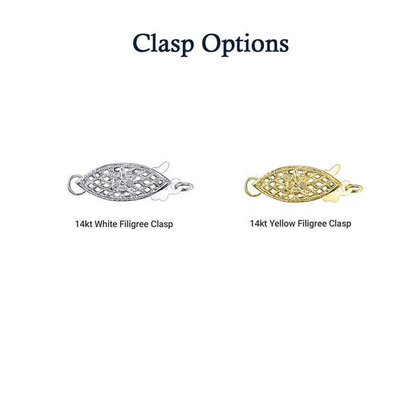 Pearl Clasps Filigree Fish Hooks